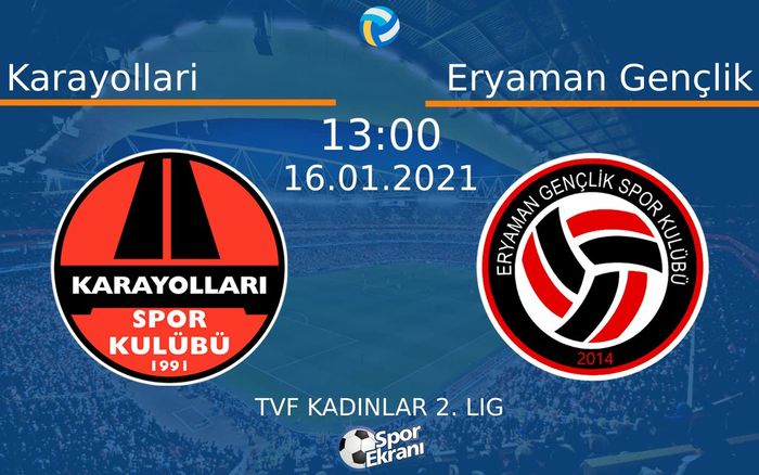 16 Ocak 2021 Karayollari vs Eryaman Gençlik maçı Hangi Kanalda Saat Kaçta Yayınlanacak? 16 Ocak 2021 Karayollari vs Eryaman Gençlik maçı Hangi Kanalda Saat Kaçta Yayınlanacak?