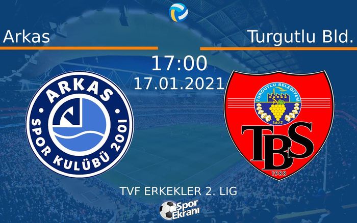17 Ocak 2021 Arkas vs Turgutlu Bld. maçı Hangi Kanalda Saat Kaçta Yayınlanacak? 17 Ocak 2021 Arkas vs Turgutlu Bld. maçı Hangi Kanalda Saat Kaçta Yayınlanacak?