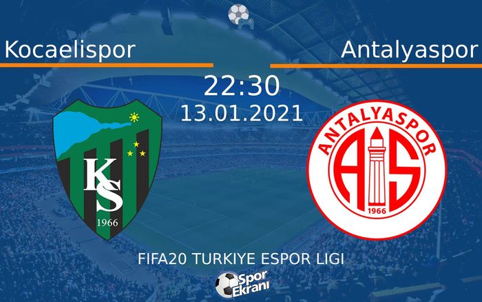 13 Ocak 2021 Kocaelispor vs Antalyaspor maçı Hangi Kanalda Saat Kaçta Yayınlanacak? 13 Ocak 2021 Kocaelispor vs Antalyaspor maçı Hangi Kanalda Saat Kaçta Yayınlanacak?