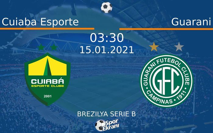 15 Ocak 2021 Cuiaba Esporte vs Guarani maçı Hangi Kanalda Saat Kaçta Yayınlanacak? 15 Ocak 2021 Cuiaba Esporte vs Guarani maçı Hangi Kanalda Saat Kaçta Yayınlanacak?