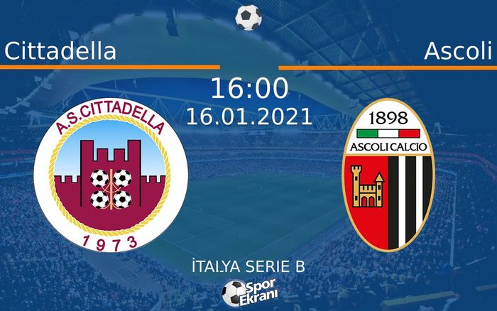 16 Ocak 2021 Cittadella vs Ascoli maçı Hangi Kanalda Saat Kaçta Yayınlanacak? 16 Ocak 2021 Cittadella vs Ascoli maçı Hangi Kanalda Saat Kaçta Yayınlanacak?