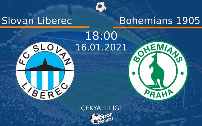 16 Ocak 2021 Slovan Liberec vs Bohemians 1905 maçı Hangi Kanalda Saat Kaçta Yayınlanacak? 16 Ocak 2021 Slovan Liberec vs Bohemians 1905 maçı Hangi Kanalda Saat Kaçta Yayınlanacak?