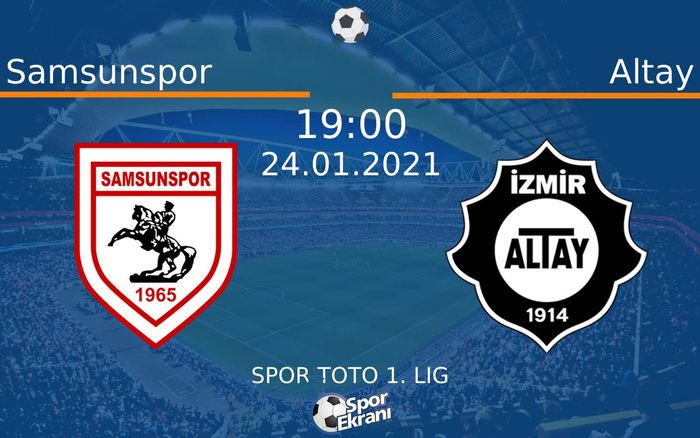 24 Ocak 2021 Samsunspor vs Altay maçı Hangi Kanalda Saat Kaçta Yayınlanacak? 24 Ocak 2021 Samsunspor vs Altay maçı Hangi Kanalda Saat Kaçta Yayınlanacak?