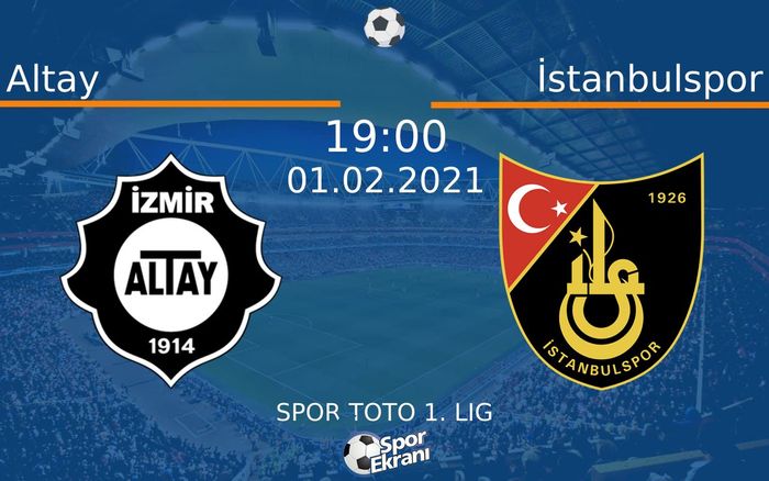 01 Şubat 2021 Altay vs İstanbulspor maçı Hangi Kanalda Saat Kaçta Yayınlanacak? 01 Şubat 2021 Altay vs İstanbulspor maçı Hangi Kanalda Saat Kaçta Yayınlanacak?