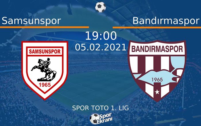 05 Şubat 2021 Samsunspor vs Bandırmaspor maçı Hangi Kanalda Saat Kaçta Yayınlanacak? 05 Şubat 2021 Samsunspor vs Bandırmaspor maçı Hangi Kanalda Saat Kaçta Yayınlanacak?