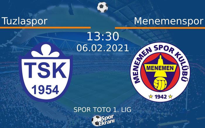 06 Şubat 2021 Tuzlaspor vs Menemenspor maçı Hangi Kanalda Saat Kaçta Yayınlanacak? 06 Şubat 2021 Tuzlaspor vs Menemenspor maçı Hangi Kanalda Saat Kaçta Yayınlanacak?