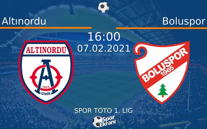 07 Şubat 2021 Altınordu vs Boluspor maçı Hangi Kanalda Saat Kaçta Yayınlanacak? 07 Şubat 2021 Altınordu vs Boluspor maçı Hangi Kanalda Saat Kaçta Yayınlanacak?