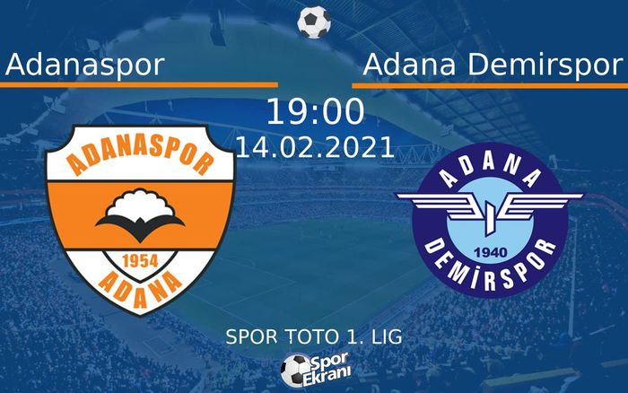 14 Şubat 2021 Adanaspor vs Adana Demirspor maçı Hangi Kanalda Saat Kaçta Yayınlanacak? 14 Şubat 2021 Adanaspor vs Adana Demirspor maçı Hangi Kanalda Saat Kaçta Yayınlanacak?