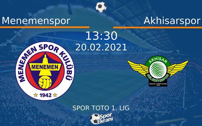 20 Şubat 2021 Menemenspor vs Akhisarspor maçı Hangi Kanalda Saat Kaçta Yayınlanacak? 20 Şubat 2021 Menemenspor vs Akhisarspor maçı Hangi Kanalda Saat Kaçta Yayınlanacak?