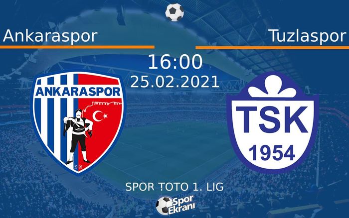 25 Şubat 2021 Ankaraspor vs Tuzlaspor maçı Hangi Kanalda Saat Kaçta Yayınlanacak? 25 Şubat 2021 Ankaraspor vs Tuzlaspor maçı Hangi Kanalda Saat Kaçta Yayınlanacak?