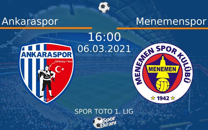 06 Mart 2021 Ankaraspor vs Menemenspor maçı Hangi Kanalda Saat Kaçta Yayınlanacak? 06 Mart 2021 Ankaraspor vs Menemenspor maçı Hangi Kanalda Saat Kaçta Yayınlanacak?