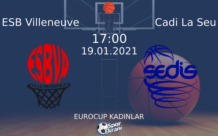 19 Ocak 2021 ESB Villeneuve vs Cadi La Seu maçı Hangi Kanalda Saat Kaçta Yayınlanacak? 19 Ocak 2021 ESB Villeneuve vs Cadi La Seu maçı Hangi Kanalda Saat Kaçta Yayınlanacak?