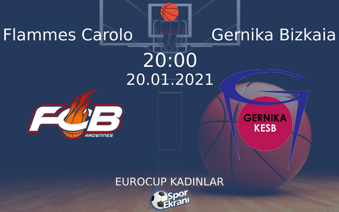 20 Ocak 2021 Flammes Carolo vs Gernika Bizkaia maçı Hangi Kanalda Saat Kaçta Yayınlanacak? 20 Ocak 2021 Flammes Carolo vs Gernika Bizkaia maçı Hangi Kanalda Saat Kaçta Yayınlanacak?