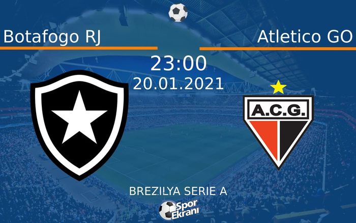 20 Ocak 2021 Botafogo RJ vs Atletico GO maçı Hangi Kanalda Saat Kaçta Yayınlanacak? 20 Ocak 2021 Botafogo RJ vs Atletico GO maçı Hangi Kanalda Saat Kaçta Yayınlanacak?