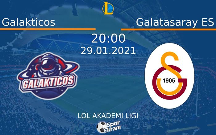 29 Ocak 2021 Galakticos vs Galatasaray ES maçı Hangi Kanalda Saat Kaçta Yayınlanacak? 29 Ocak 2021 Galakticos vs Galatasaray ES maçı Hangi Kanalda Saat Kaçta Yayınlanacak?