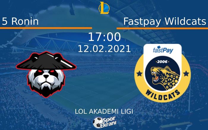 12 Şubat 2021 5 Ronin vs Fastpay Wildcats maçı Hangi Kanalda Saat Kaçta Yayınlanacak? 12 Şubat 2021 5 Ronin vs Fastpay Wildcats maçı Hangi Kanalda Saat Kaçta Yayınlanacak?