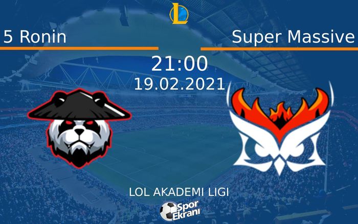 19 Şubat 2021 5 Ronin vs Super Massive maçı Hangi Kanalda Saat Kaçta Yayınlanacak? 19 Şubat 2021 5 Ronin vs Super Massive maçı Hangi Kanalda Saat Kaçta Yayınlanacak?
