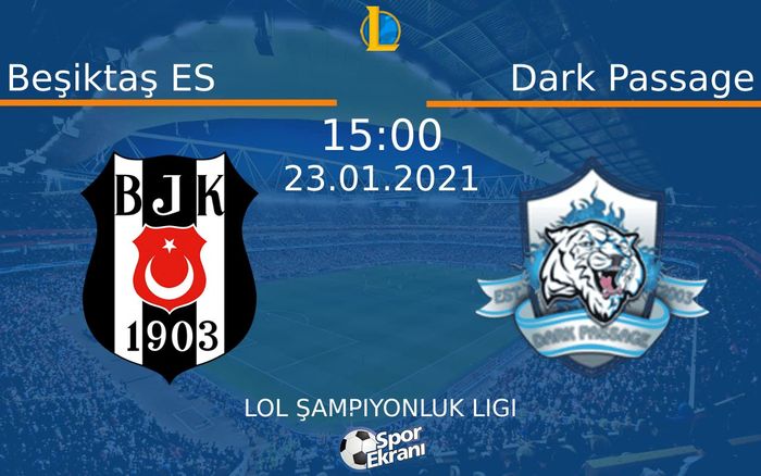 23 Ocak 2021 Beşiktaş ES vs Dark Passage maçı Hangi Kanalda Saat Kaçta Yayınlanacak? 23 Ocak 2021 Beşiktaş ES vs Dark Passage maçı Hangi Kanalda Saat Kaçta Yayınlanacak?