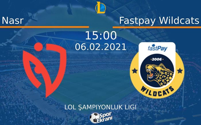 06 Şubat 2021 Nasr vs Fastpay Wildcats maçı Hangi Kanalda Saat Kaçta Yayınlanacak? 06 Şubat 2021 Nasr vs Fastpay Wildcats maçı Hangi Kanalda Saat Kaçta Yayınlanacak?