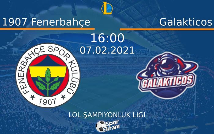 07 Şubat 2021 1907 Fenerbahçe vs Galakticos maçı Hangi Kanalda Saat Kaçta Yayınlanacak? 07 Şubat 2021 1907 Fenerbahçe vs Galakticos maçı Hangi Kanalda Saat Kaçta Yayınlanacak?