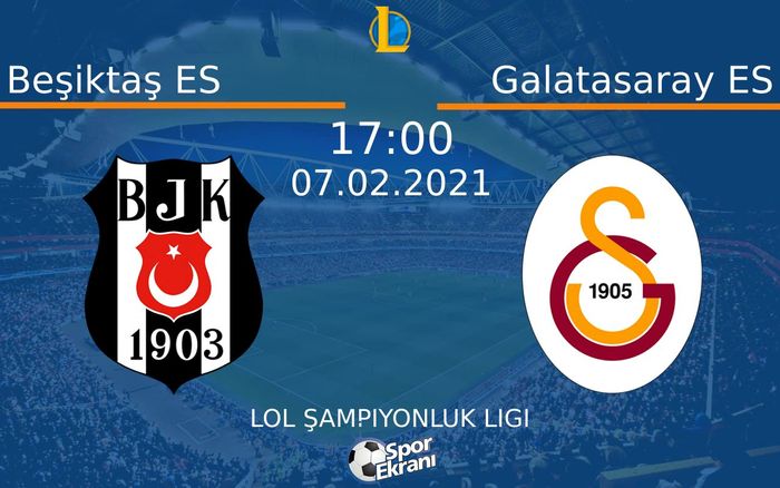 07 Şubat 2021 Beşiktaş ES vs Galatasaray ES maçı Hangi Kanalda Saat Kaçta Yayınlanacak? 07 Şubat 2021 Beşiktaş ES vs Galatasaray ES maçı Hangi Kanalda Saat Kaçta Yayınlanacak?