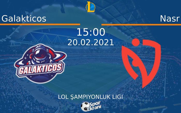 20 Şubat 2021 Galakticos vs Nasr maçı Hangi Kanalda Saat Kaçta Yayınlanacak? 20 Şubat 2021 Galakticos vs Nasr maçı Hangi Kanalda Saat Kaçta Yayınlanacak?