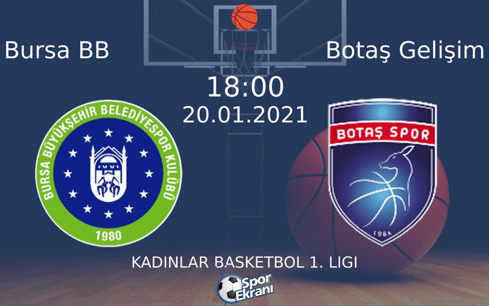 20 Ocak 2021 Bursa BB vs Botaş Gelişim maçı Hangi Kanalda Saat Kaçta Yayınlanacak? 20 Ocak 2021 Bursa BB vs Botaş Gelişim maçı Hangi Kanalda Saat Kaçta Yayınlanacak?