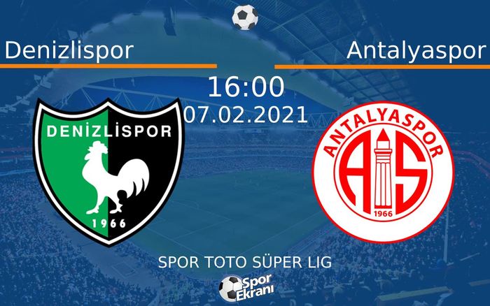 07 Şubat 2021 Denizlispor vs Antalyaspor maçı Hangi Kanalda Saat Kaçta Yayınlanacak? 07 Şubat 2021 Denizlispor vs Antalyaspor maçı Hangi Kanalda Saat Kaçta Yayınlanacak?