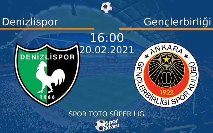 20 Şubat 2021 Denizlispor vs Gençlerbirliği maçı Hangi Kanalda Saat Kaçta Yayınlanacak? 20 Şubat 2021 Denizlispor vs Gençlerbirliği maçı Hangi Kanalda Saat Kaçta Yayınlanacak?