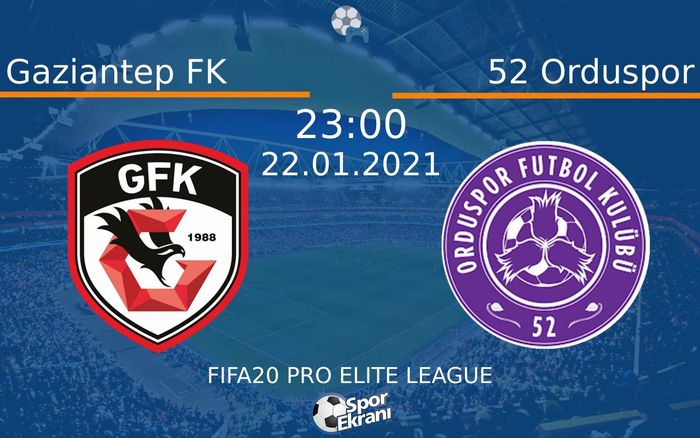 22 Ocak 2021 Gaziantep FK vs 52 Orduspor maçı Hangi Kanalda Saat Kaçta Yayınlanacak? 22 Ocak 2021 Gaziantep FK vs 52 Orduspor maçı Hangi Kanalda Saat Kaçta Yayınlanacak?