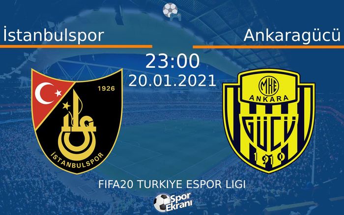 20 Ocak 2021 İstanbulspor vs Ankaragücü maçı Hangi Kanalda Saat Kaçta Yayınlanacak? 20 Ocak 2021 İstanbulspor vs Ankaragücü maçı Hangi Kanalda Saat Kaçta Yayınlanacak?
