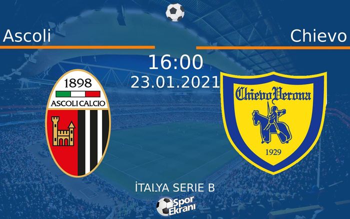 23 Ocak 2021 Ascoli vs Chievo maçı Hangi Kanalda Saat Kaçta Yayınlanacak? 23 Ocak 2021 Ascoli vs Chievo maçı Hangi Kanalda Saat Kaçta Yayınlanacak?