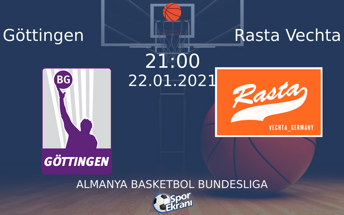 22 Ocak 2021 Göttingen vs Rasta Vechta maçı Hangi Kanalda Saat Kaçta Yayınlanacak? 22 Ocak 2021 Göttingen vs Rasta Vechta maçı Hangi Kanalda Saat Kaçta Yayınlanacak?