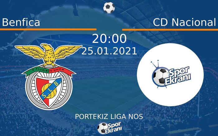 25 Ocak 2021 Benfica vs CD Nacional maçı Hangi Kanalda Saat Kaçta Yayınlanacak? 25 Ocak 2021 Benfica vs CD Nacional maçı Hangi Kanalda Saat Kaçta Yayınlanacak?