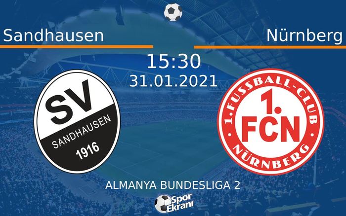 31 Ocak 2021 Sandhausen vs Nürnberg maçı Hangi Kanalda Saat Kaçta Yayınlanacak? 31 Ocak 2021 Sandhausen vs Nürnberg maçı Hangi Kanalda Saat Kaçta Yayınlanacak?