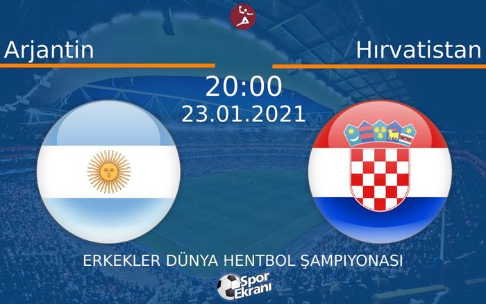 23 Ocak 2021 Arjantin vs Hırvatistan maçı Hangi Kanalda Saat Kaçta Yayınlanacak? 23 Ocak 2021 Arjantin vs Hırvatistan maçı Hangi Kanalda Saat Kaçta Yayınlanacak?