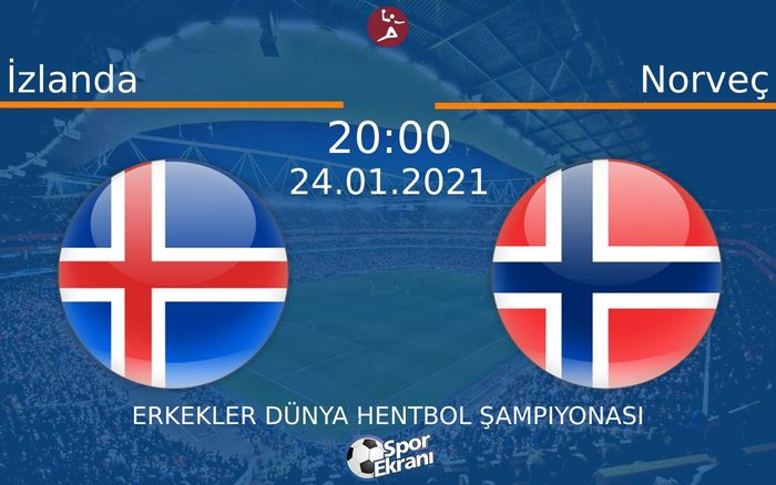 24 Ocak 2021 İzlanda vs Norveç maçı Hangi Kanalda Saat Kaçta Yayınlanacak? 24 Ocak 2021 İzlanda vs Norveç maçı Hangi Kanalda Saat Kaçta Yayınlanacak?