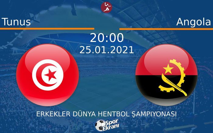 25 Ocak 2021 Tunus vs Angola maçı Hangi Kanalda Saat Kaçta Yayınlanacak? 25 Ocak 2021 Tunus vs Angola maçı Hangi Kanalda Saat Kaçta Yayınlanacak?