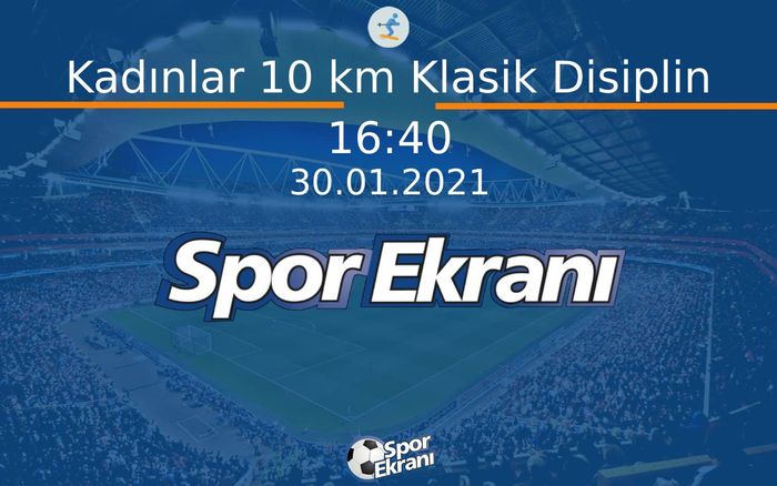 30 Ocak 2021 Kayakli Koşu Dünya Kupasi - Kadınlar 10 km Klasik Disiplin Hangi Kanalda Saat Kaçta Yayınlanacak? 30 Ocak 2021 Kayakli Koşu Dünya Kupasi - Kadınlar 10 km Klasik Disiplin Hangi Kanalda Saat Kaçta Yayınlanacak?