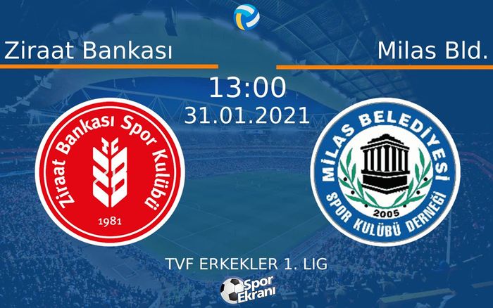 31 Ocak 2021 Ziraat Bankası vs Milas Bld. maçı Hangi Kanalda Saat Kaçta Yayınlanacak? 31 Ocak 2021 Ziraat Bankası vs Milas Bld. maçı Hangi Kanalda Saat Kaçta Yayınlanacak?