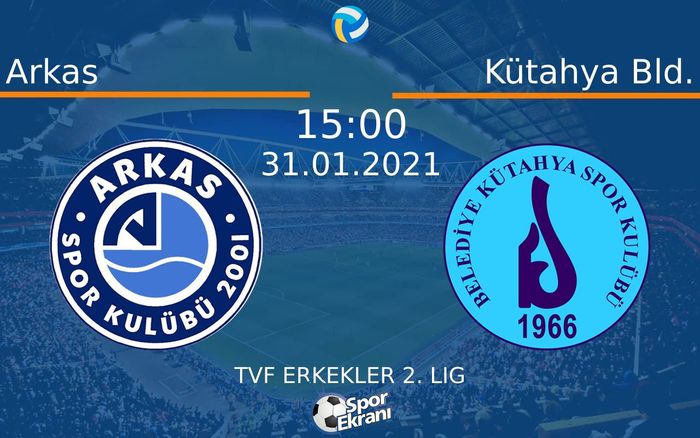 31 Ocak 2021 Arkas vs Kütahya Bld. maçı Hangi Kanalda Saat Kaçta Yayınlanacak? 31 Ocak 2021 Arkas vs Kütahya Bld. maçı Hangi Kanalda Saat Kaçta Yayınlanacak?