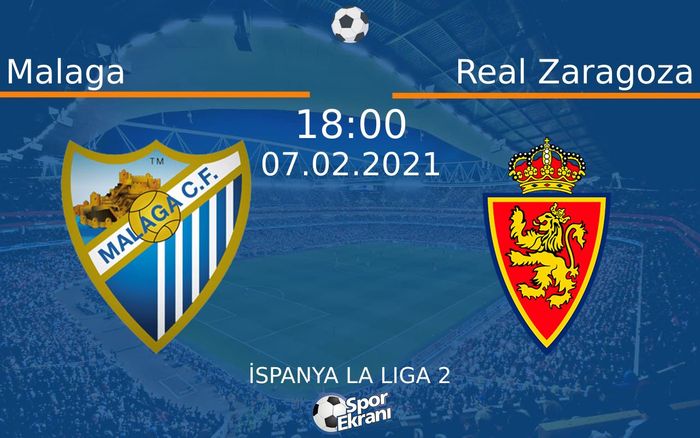 07 Şubat 2021 Malaga vs Real Zaragoza maçı Hangi Kanalda Saat Kaçta Yayınlanacak? 07 Şubat 2021 Malaga vs Real Zaragoza maçı Hangi Kanalda Saat Kaçta Yayınlanacak?