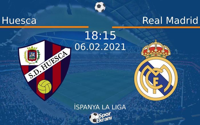 06 Şubat 2021 Huesca vs Real Madrid maçı Hangi Kanalda Saat Kaçta Yayınlanacak? 06 Şubat 2021 Huesca vs Real Madrid maçı Hangi Kanalda Saat Kaçta Yayınlanacak?