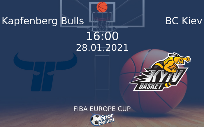 28 Ocak 2021 Kapfenberg Bulls vs BC Kiev maçı Hangi Kanalda Saat Kaçta Yayınlanacak? 28 Ocak 2021 Kapfenberg Bulls vs BC Kiev maçı Hangi Kanalda Saat Kaçta Yayınlanacak?