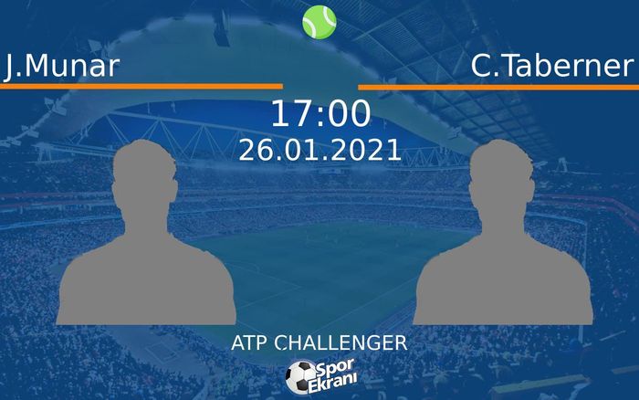 26 Ocak 2021 J.Munar vs C.Taberner maçı Hangi Kanalda Saat Kaçta Yayınlanacak? 26 Ocak 2021 J.Munar vs C.Taberner maçı Hangi Kanalda Saat Kaçta Yayınlanacak?