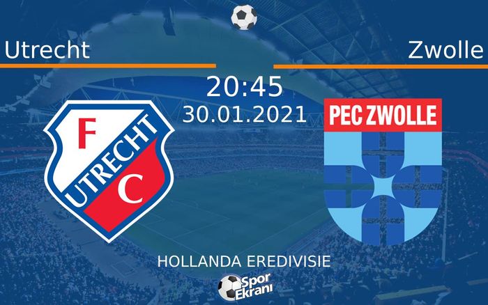 30 Ocak 2021 Utrecht vs Zwolle maçı Hangi Kanalda Saat Kaçta Yayınlanacak? 30 Ocak 2021 Utrecht vs Zwolle maçı Hangi Kanalda Saat Kaçta Yayınlanacak?