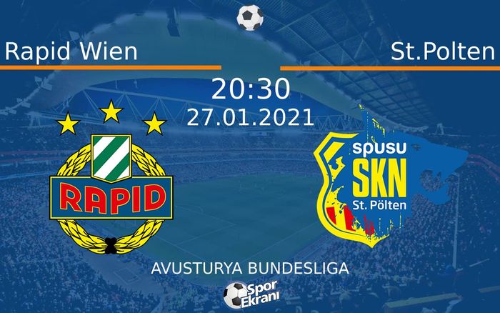 27 Ocak 2021 Rapid Wien vs St.Polten maçı Hangi Kanalda Saat Kaçta Yayınlanacak? 27 Ocak 2021 Rapid Wien vs St.Polten maçı Hangi Kanalda Saat Kaçta Yayınlanacak?