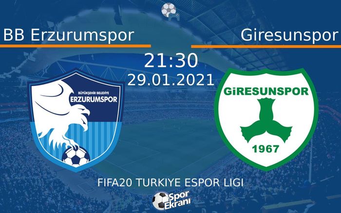 29 Ocak 2021 BB Erzurumspor vs Giresunspor maçı Hangi Kanalda Saat Kaçta Yayınlanacak? 29 Ocak 2021 BB Erzurumspor vs Giresunspor maçı Hangi Kanalda Saat Kaçta Yayınlanacak?