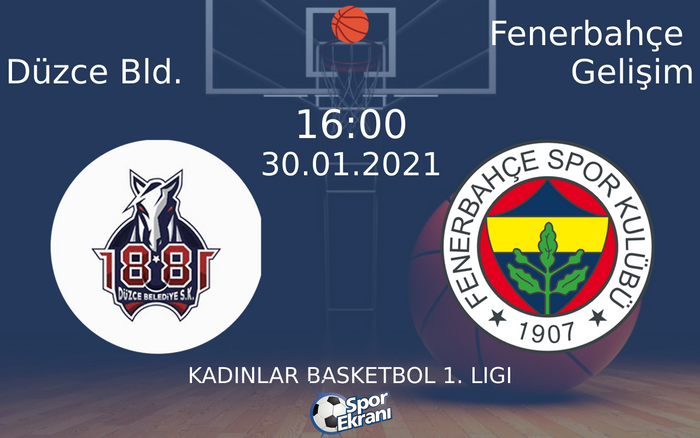 30 Ocak 2021 Düzce Bld. vs Fenerbahçe Gelişim maçı Hangi Kanalda Saat Kaçta Yayınlanacak? 30 Ocak 2021 Düzce Bld. vs Fenerbahçe Gelişim maçı Hangi Kanalda Saat Kaçta Yayınlanacak?