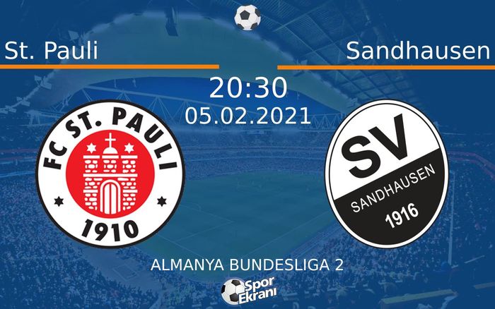05 Şubat 2021 St. Pauli vs Sandhausen maçı Hangi Kanalda Saat Kaçta Yayınlanacak? 05 Şubat 2021 St. Pauli vs Sandhausen maçı Hangi Kanalda Saat Kaçta Yayınlanacak?